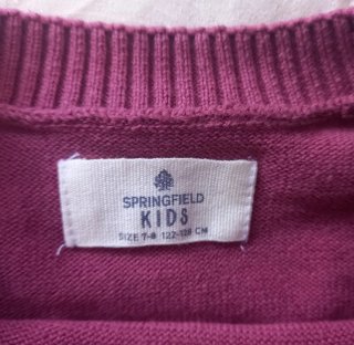 Jersey Springfield Kids Corazones T 7/8 años
