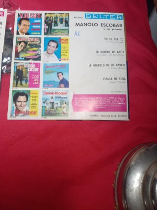 2 Vinilos Manolo Escobar Flamenco