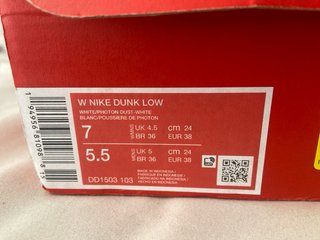 Zapatillas Nike Dunk Low Gris/Blanco Talla 37