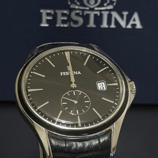 Reloj Festina Negro y Plateado