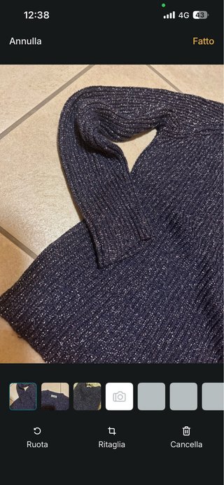 Pullover Fracomina Filo Argento