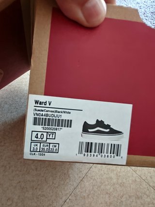 Vans Nuevas Vans Ward V Talla 35