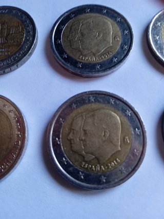 6 Monedas 2 Euros Conmemorativas