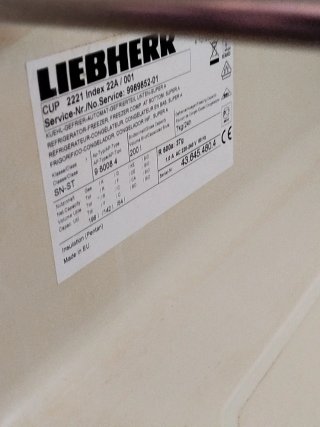 Nevera Combi Liebherr Blanca