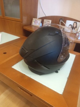 Casco de moto CGM negro