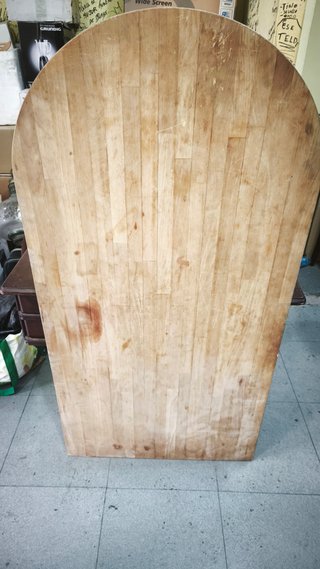 Mesa de cocina madera redonda Ikea