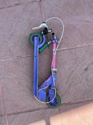 Patinete infantil Oxelo plegable morado