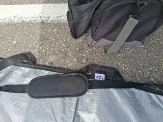 Funda Tabla Surf 5'6 Negra/Plateada sin cremellera