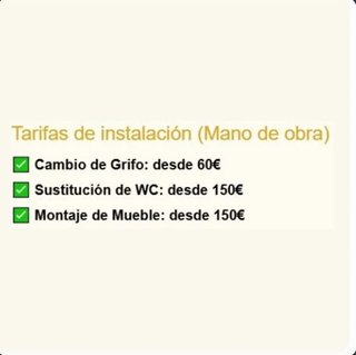 Fontanero: Cambio de WC / inodoro rápido