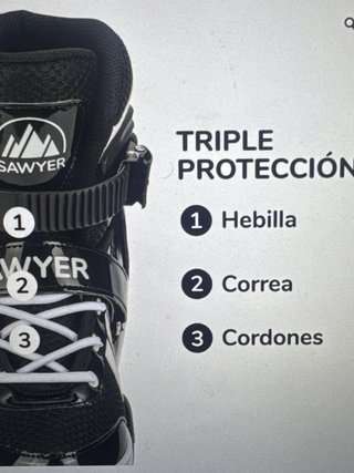 Patines Sawyer ajustables + protecciones