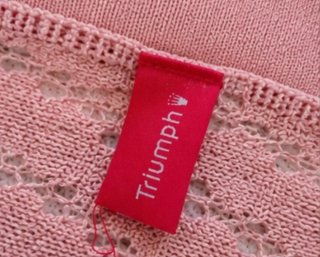 Bolero punto calado Triumph rosa palo Talla S
