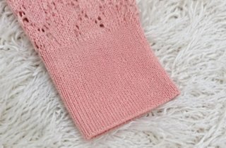 Bolero punto calado Triumph rosa palo Talla S