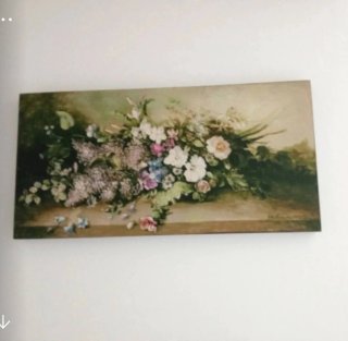 Quadri floreale su tela