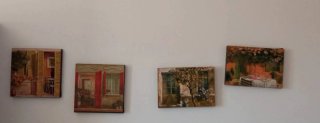 Quadri floreale su tela