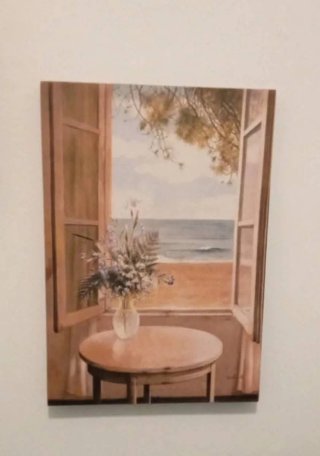 Quadri floreale su tela