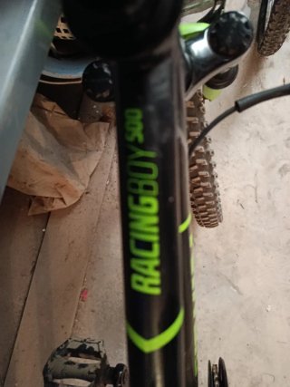Bici Btwin Negra y Verde