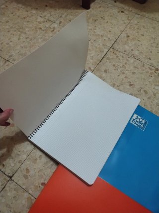 4 Libretas Espiral (Naranja, Verde, Azul)