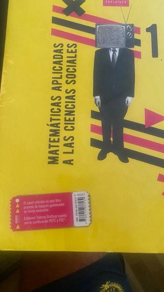 Libro Matematicas Aplicadas. 1 Bachillerato