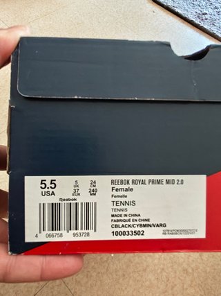 Sneakers Nuevas Reebok Mujer Talla 37