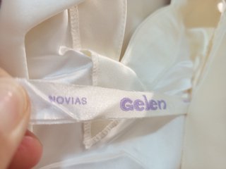 Traje de Novia Blanco con Bordado