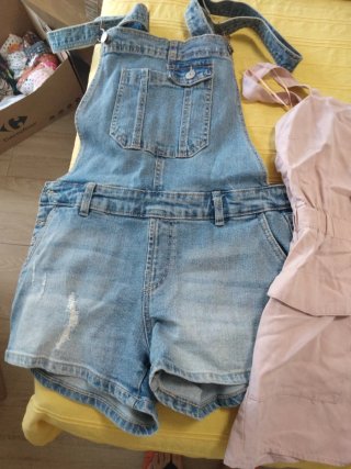 Lote monos cortos vestidos y faldas talla S