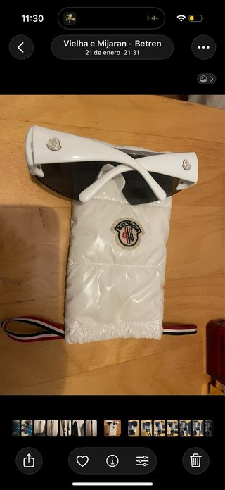 Gafas Moncler ML0278 21C Blancas