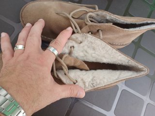 Lote 3 Zapatos piel  Beige/Marrón precio por todos
