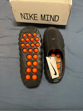 Nike Mules Negro Naranja