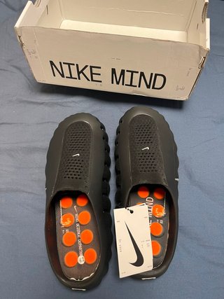 Nike Mules Negro Naranja