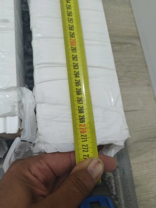 Rodapié madera blanco