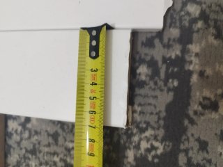 Rodapié madera blanco