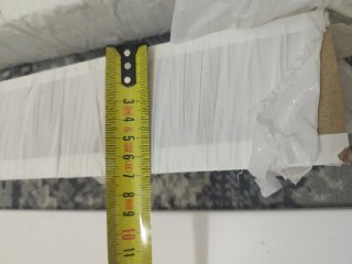 Rodapié madera blanco