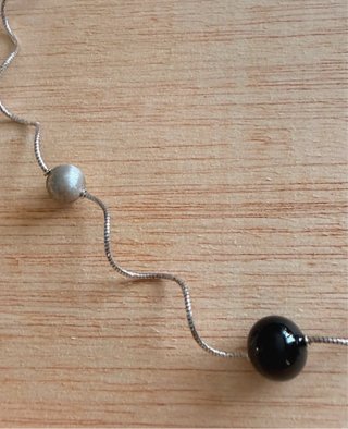 Girocollo argento con perle