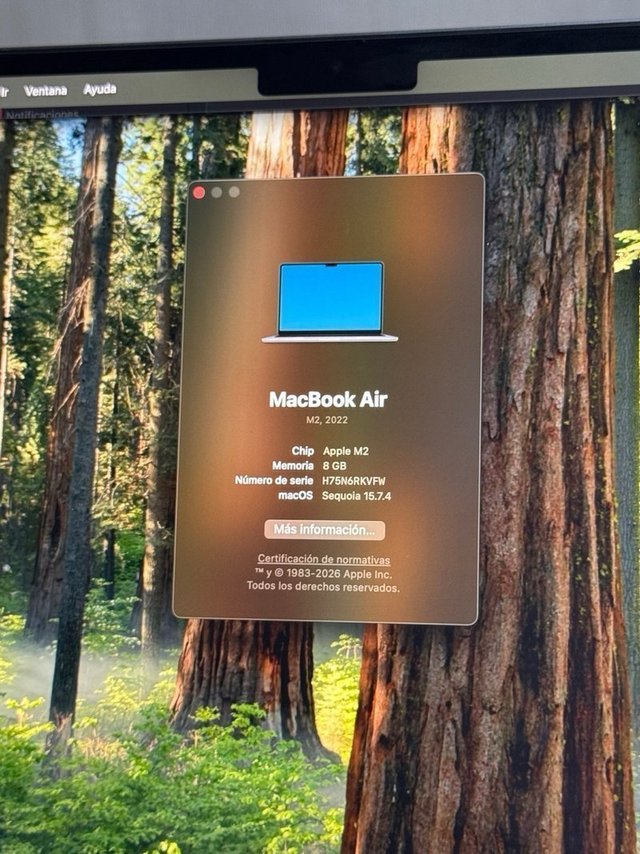 COMO NUEVO MacBook Air M2 Plata