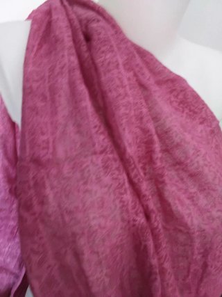 Pañuelo de Cachemira tono buganvilla