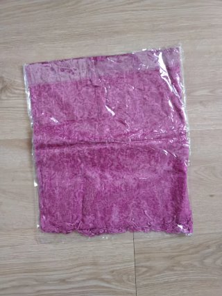 Pañuelo de Cachemira tono buganvilla
