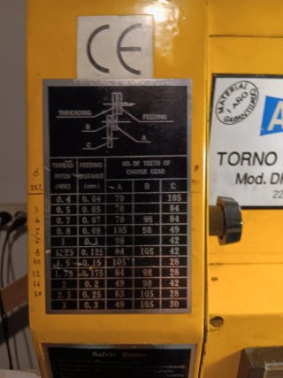 Torno Aslak DK-30 Automático 550mm
