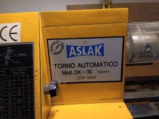 Torno Aslak DK-30 Automático 550mm