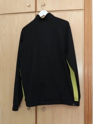 Chándal Puma Hombre Negro y Verde