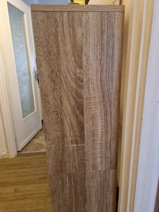 Scarpiera da ingresso con specchio