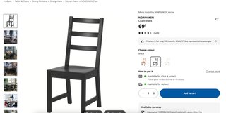 Mesa comedor negra con 5 sillas madera
