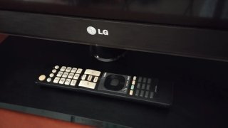 Televisión LG Negra