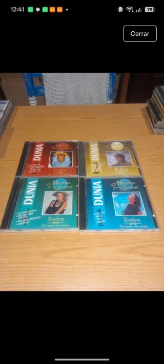 CDs Evelyn - Música para Soñar (4 unidades)