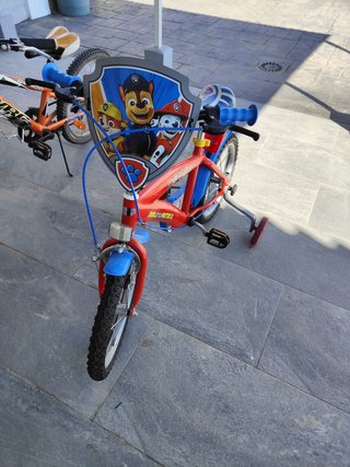 Bicicleta Paw Patrol