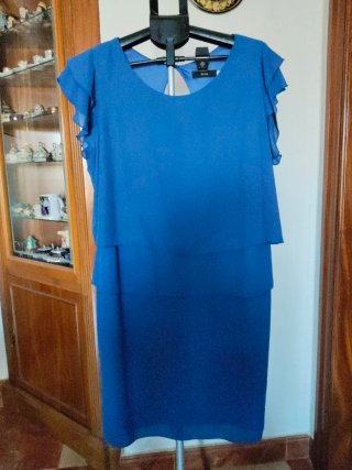 Vestido azul talla 50