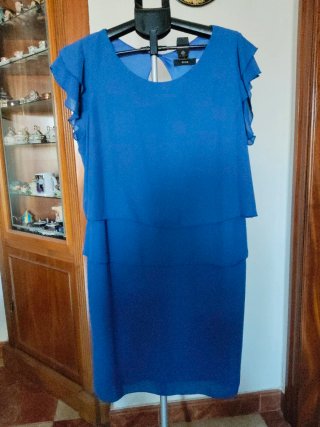 Vestido azul talla 50