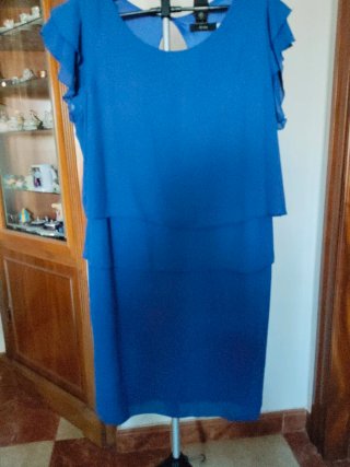 Vestido azul talla 50