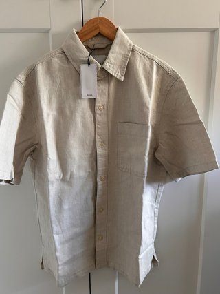 Camisa Lino MNG Hombre Talla M