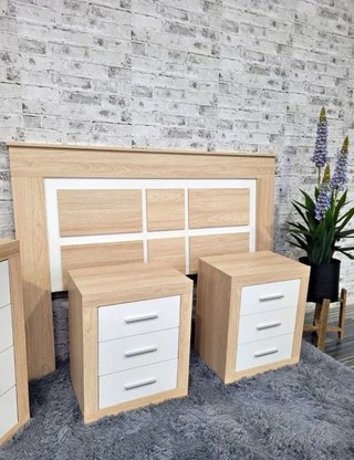 Cabecero y 2 mesitas de noche - Oferta!