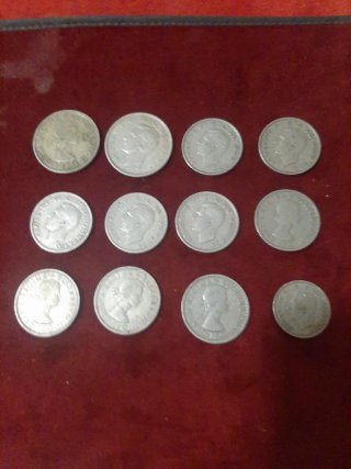 Monete inglesi antiche - Half Crown, Two Shillings